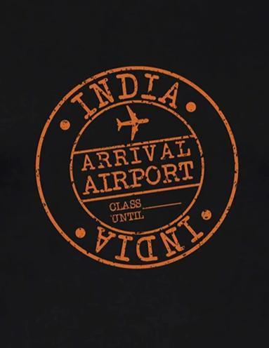 India Arrival Airport Travel | Men's Raglan T-Shirts