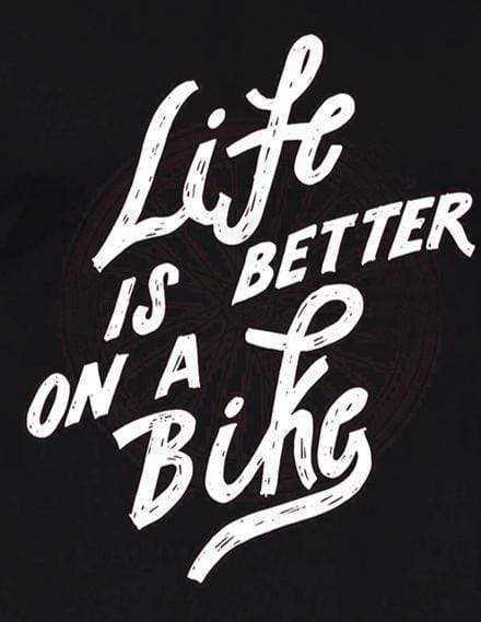 Life is Better on a Bike Travel | Men's Raglan T-Shirts
