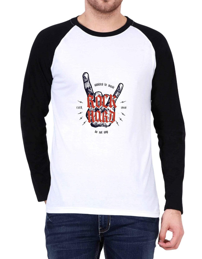 Rock Hard | Men's Raglan T-Shirts