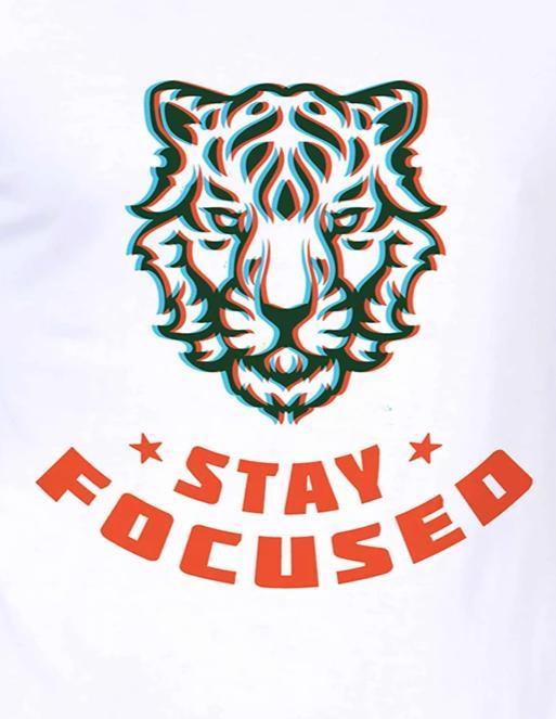 Stay Focused | Men's Raglan T-Shirts