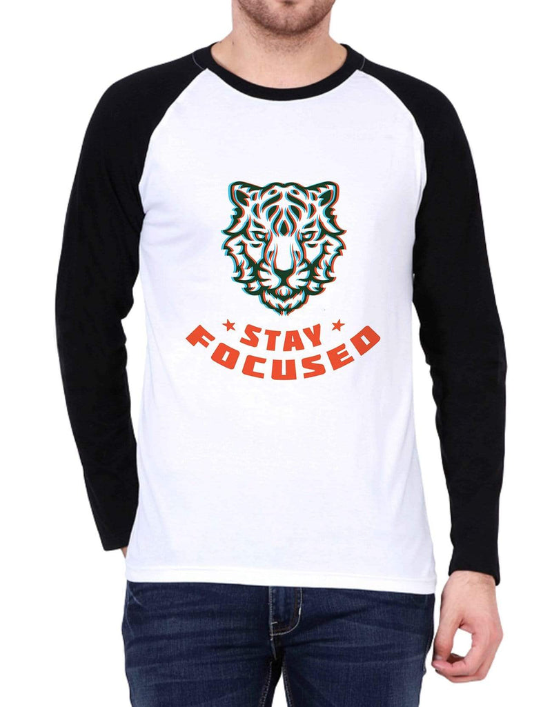 Stay Focused | Men's Raglan T-Shirts