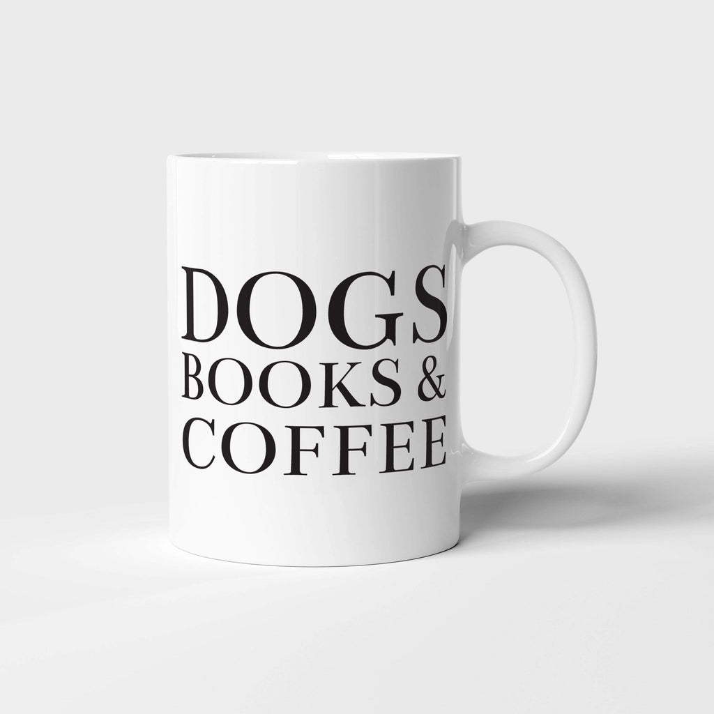 Dogs Books &Coffee | Mug