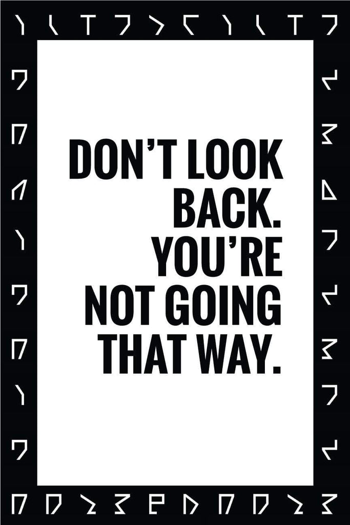 Don't Look Back| Poster