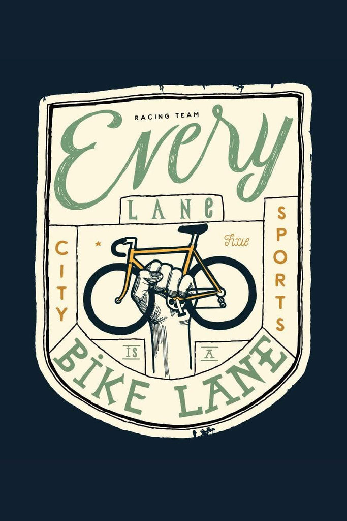 Every Lane is a Bike Lane Travel | Poster
