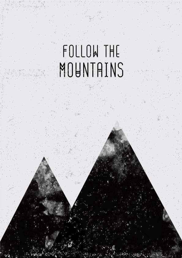 Follow The Mountains Travel | Poster
