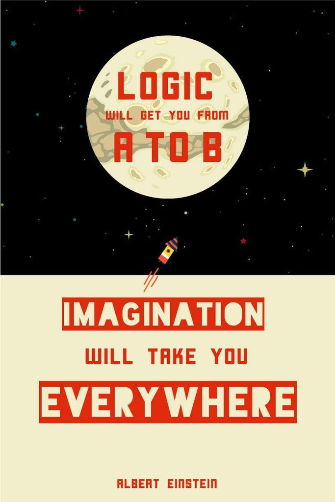 Logic will get you from A to B| Poster