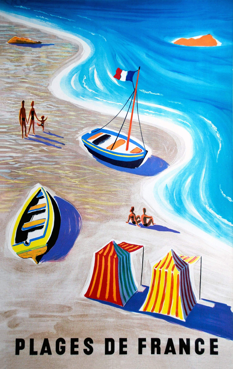 Plages De France Travel| Poster