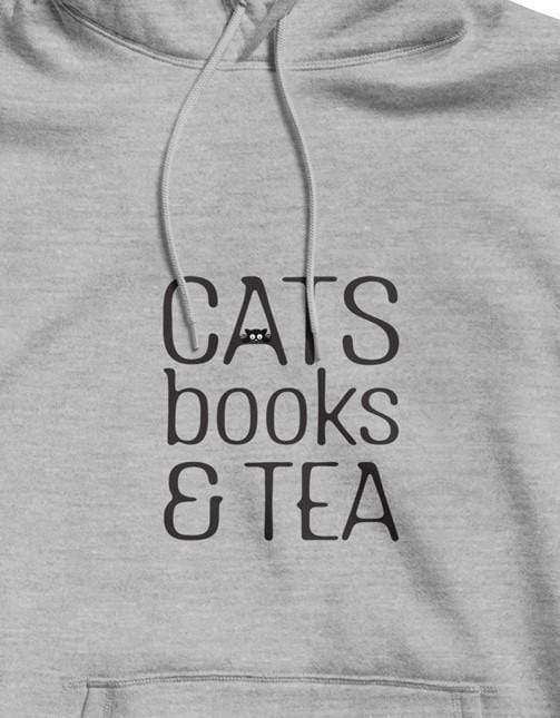 Cats Books & Tea | Unisex Hoodie