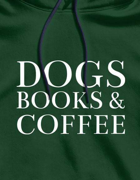 Dogs Books & Coffee | Unisex Hoodie