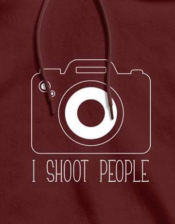 I shoot people Photography | Unisex Hoodie