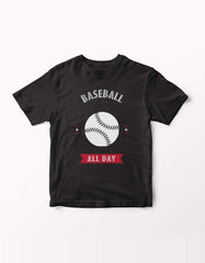 Baseball Printed T-shirt for Sports Lover | Buy Cotton T-shirts