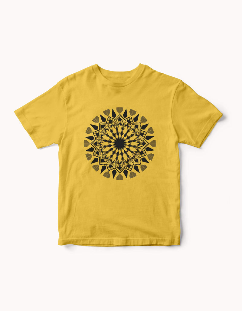 bohoboxin Unisex T-shirt half sleeve Mandala   | T-Shirt shop tshirts online india buy travler photographer rider hiking travel yoga pet lover animal music india mumbai pune bengaluru chennai kolkata  hyderabad jaipur lucknow udaipur ahmedabad nasik nagpur indore