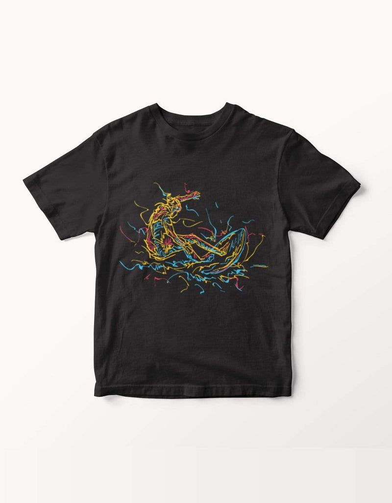 Surfer Wave Illustration T-shirt