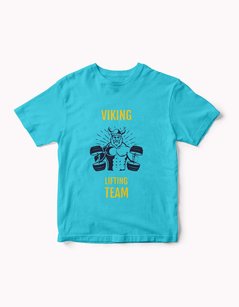 bohoboxin Unisex T-shirt half sleeve Viking Lifting Team | T-Shirt shop tshirts online india buy travler photographer rider hiking travel yoga pet lover animal music india mumbai pune bengaluru chennai kolkata  hyderabad jaipur lucknow udaipur ahmedabad nasik nagpur indore