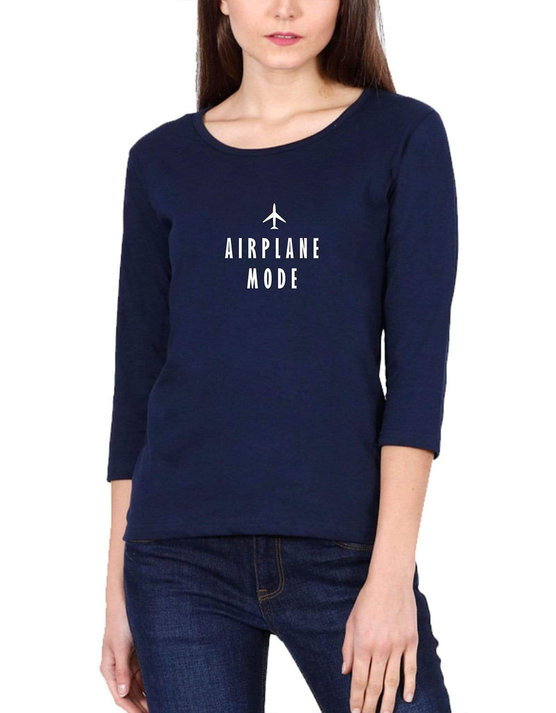 Airplane Mode Travel | Women's 3/4 th Sleeve T-Shirt
