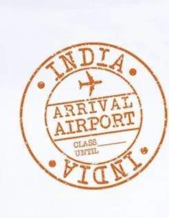 India Arrival Airport Travel | Women's 3/4th Sleeve T-Shirt