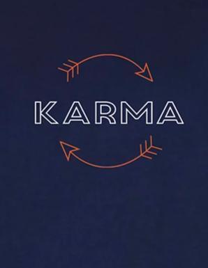 Karma | Women's 3/4 th Sleeve T-Shirt