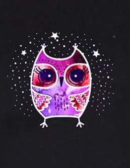 Owl  | Women's 3/4 th Sleeve T-Shirt