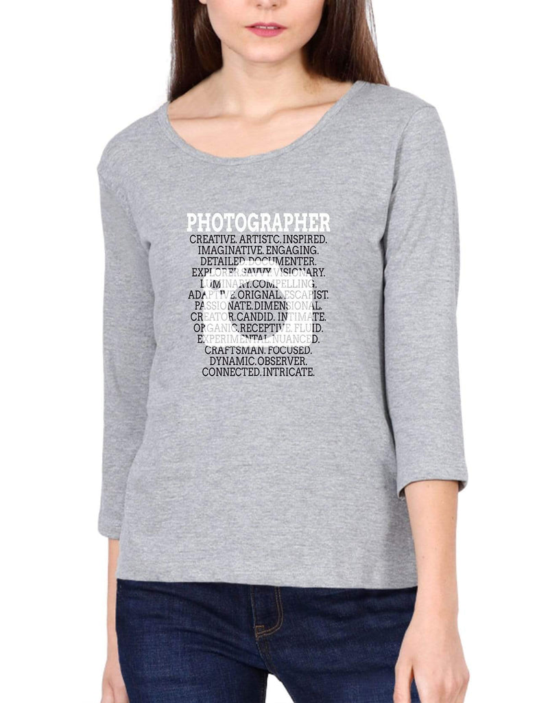 Photographer | Women's 3/4 th Sleeve T-Shirt