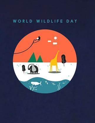 World Wildlife Day | Women's 3/4 th Sleeve T-Shirt