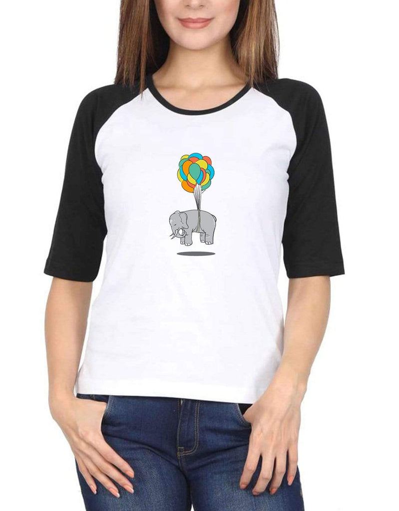 Elephant | Women's Raglan T-Shirts