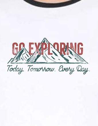 Go Exploring Travel | Women's Raglan T-Shirts