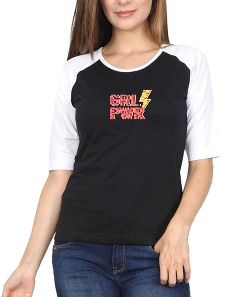GRL PWR | Women's Raglan T-Shirts