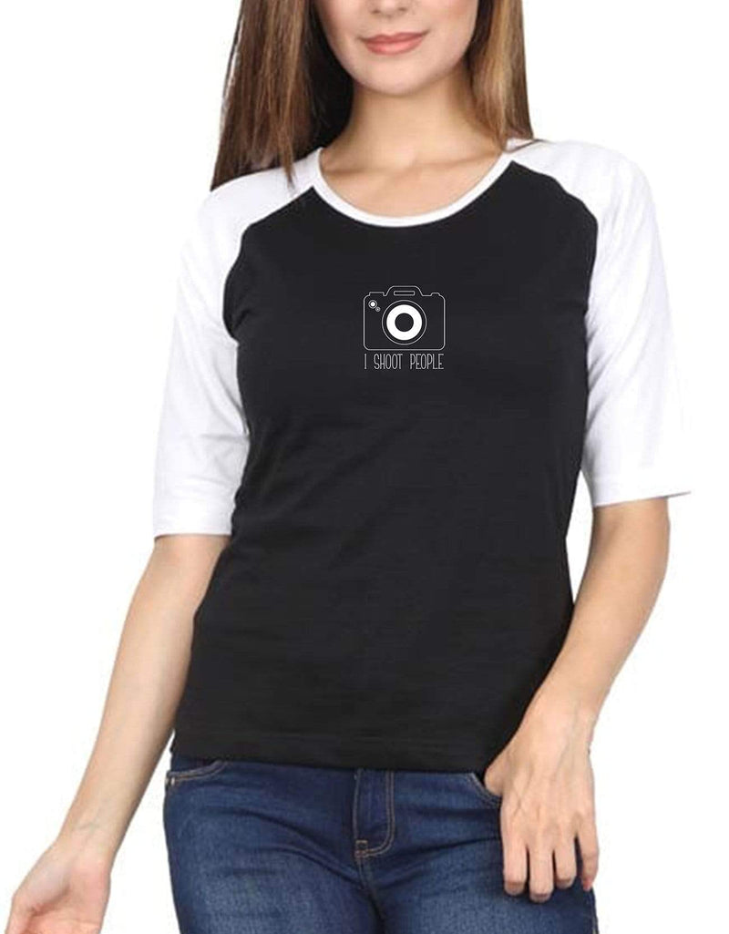 I Shoot People | Women's Raglan T-Shirts