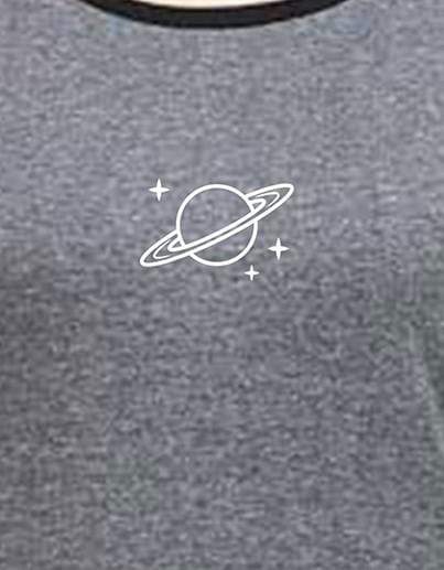 Saturn Icon | Women's Raglan T-Shirts