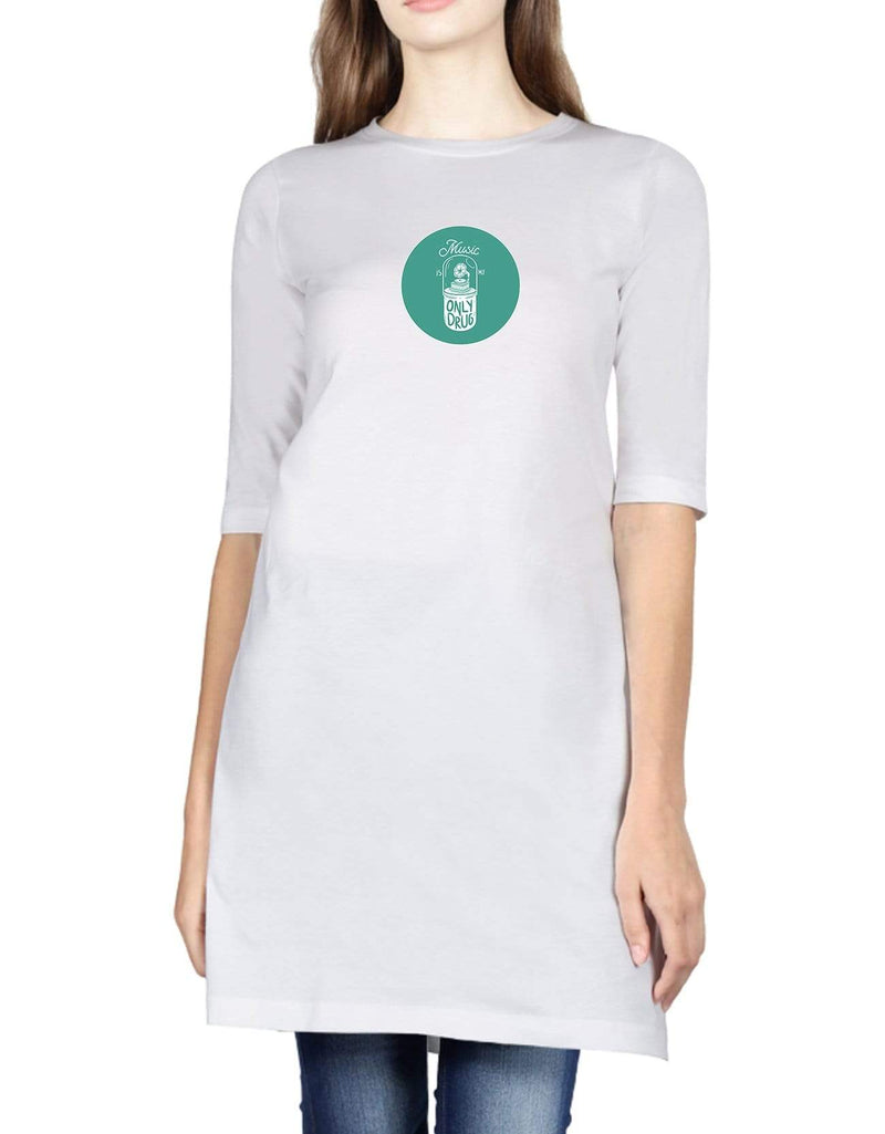 Music is My Only Drug | Women’s T- Shirt Dresses