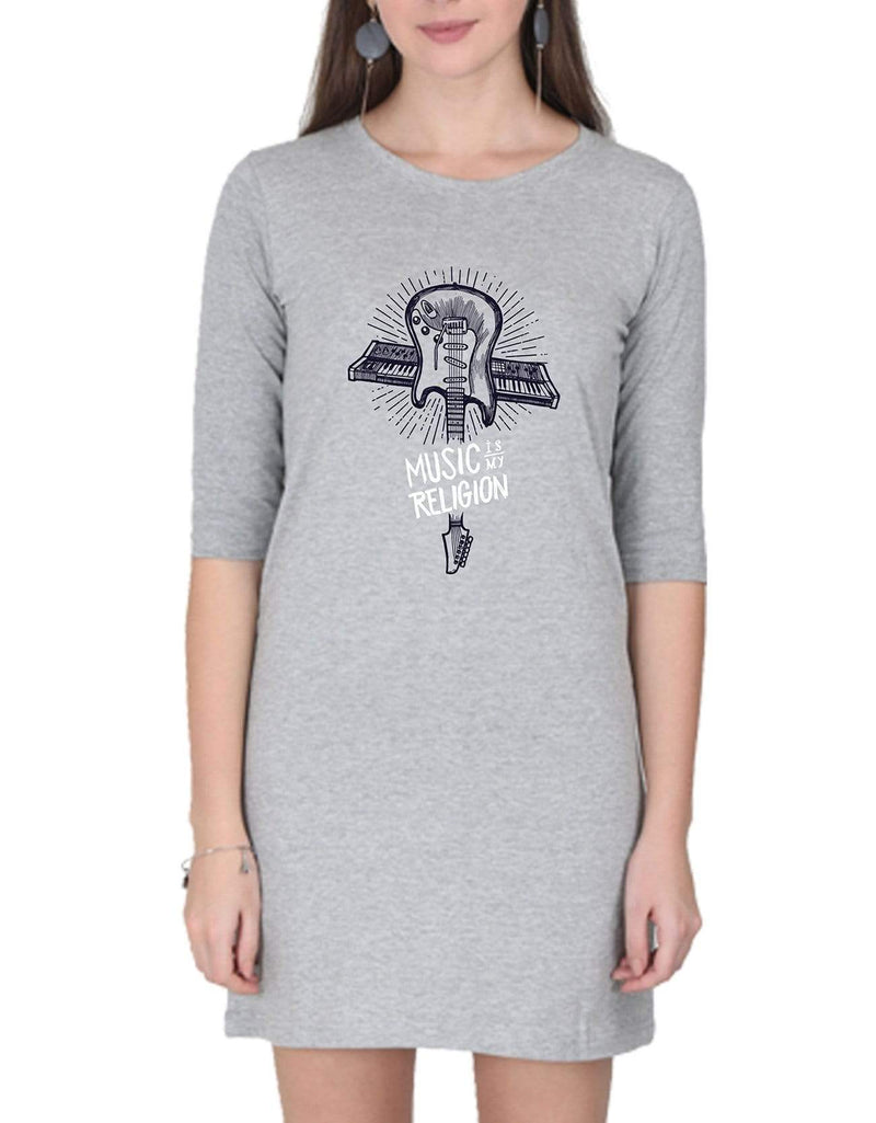 Music is My Religion | Women’s T- Shirt Dresses