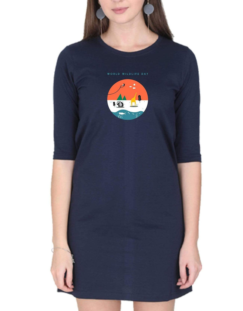 World WildLife Day | Women’s T- Shirt Dresses
