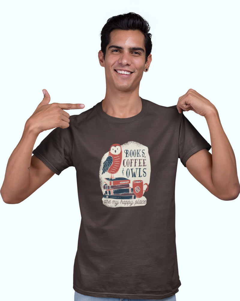 BooksCoffeeOwls | Unisex T-shirt