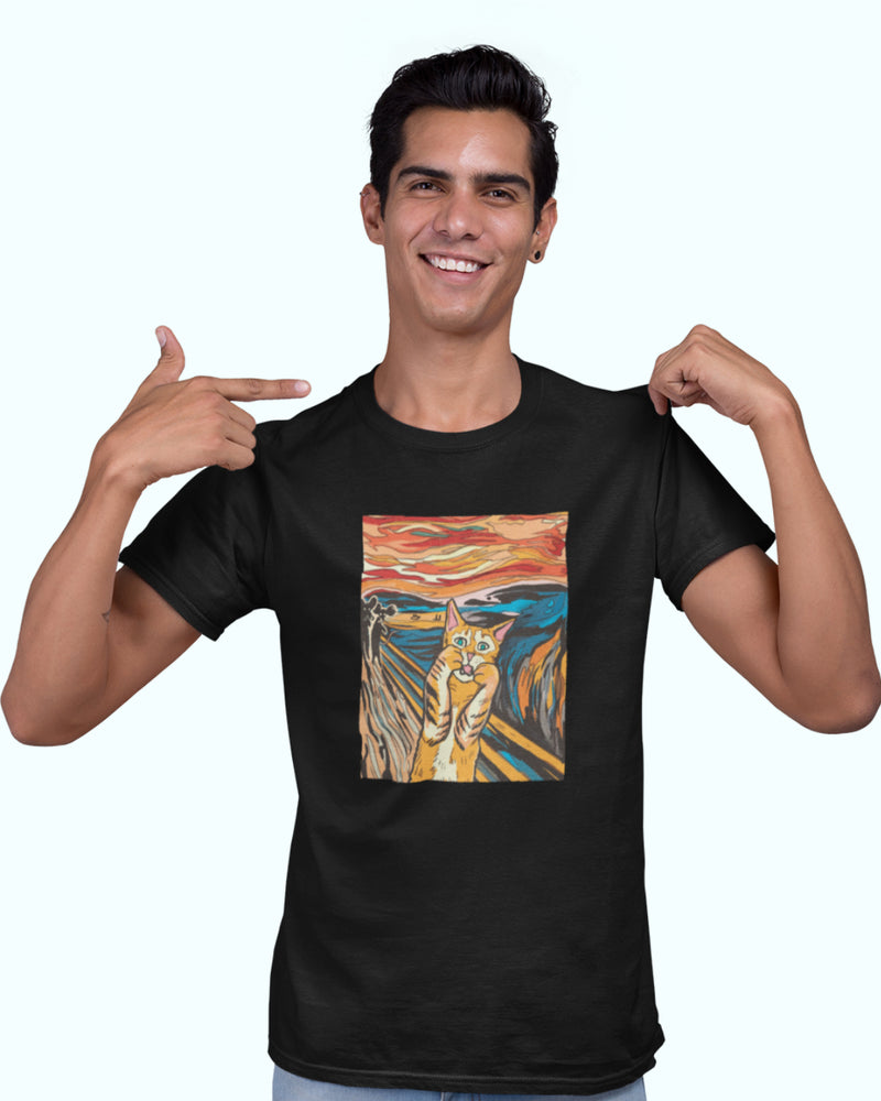 Cat Munch Scream | Unisex T-shirt