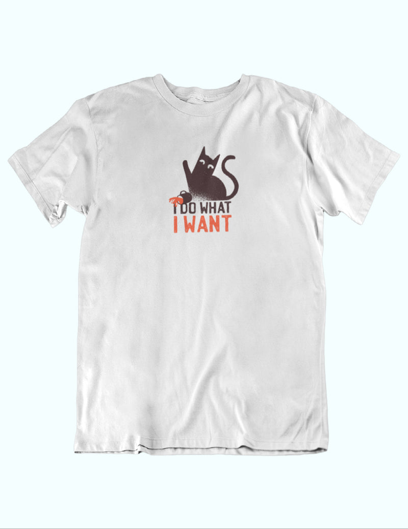 I do what i want cat | Unisex T-shirt