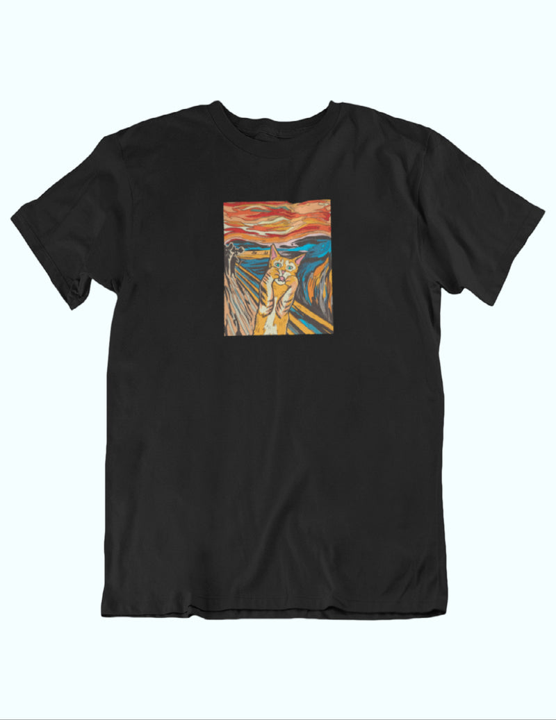 Cat Munch Scream | Unisex T-shirt