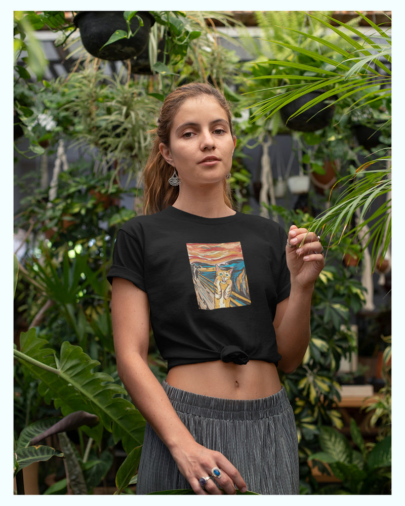 Cat Munch Scream | Unisex T-Shirt