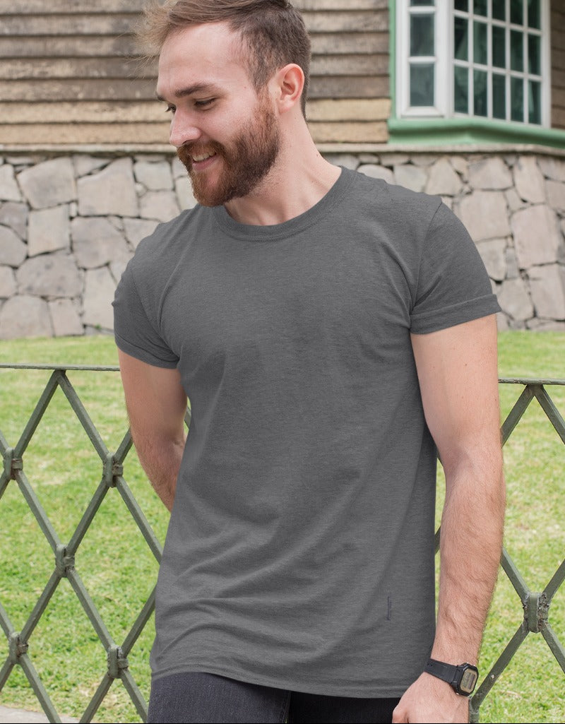 Solid Steel Grey T-shirt