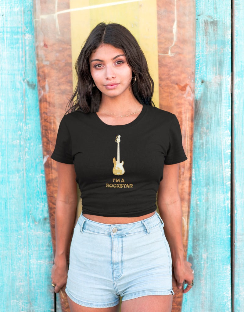 I Am Rockstar | Crop Tops