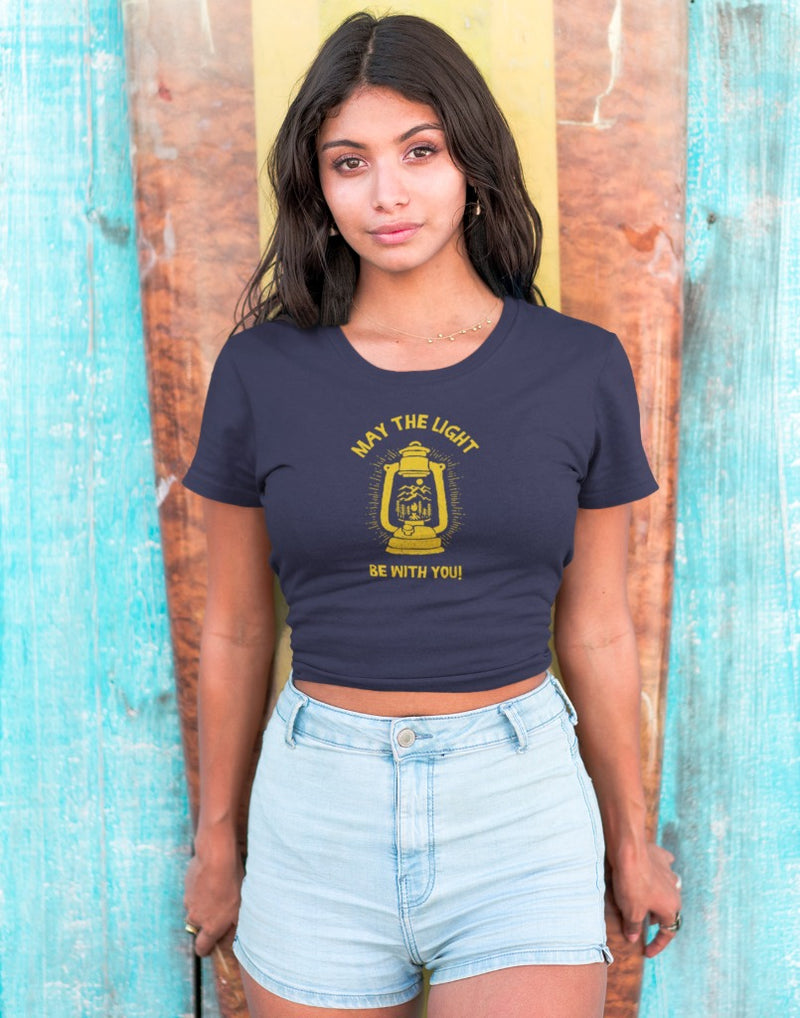 May the Light be with You | Crop Tops