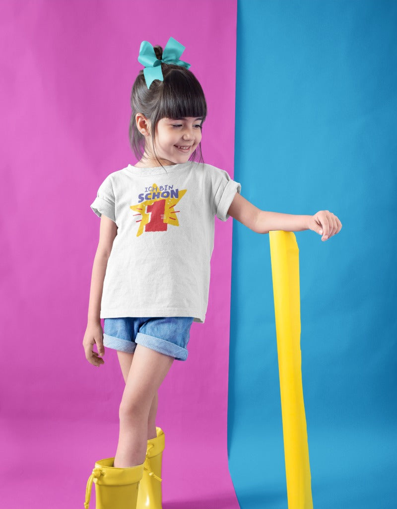 One Year Old German T-shirt half sleeve | Girls