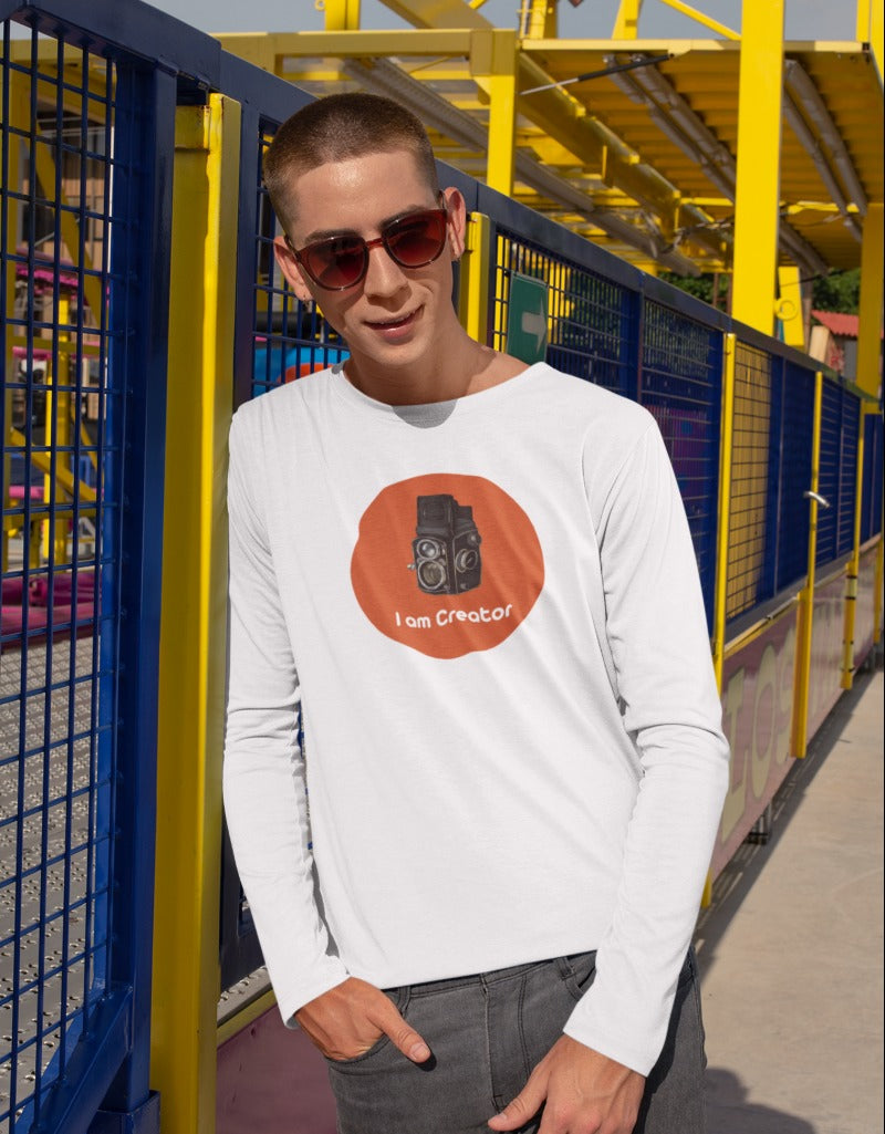 I am Creator Photography | Men's Full Sleeve T-Shirt