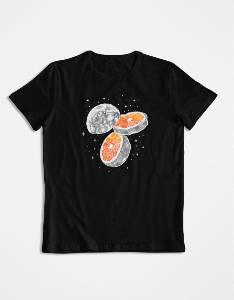 Moon & Orange Universe  | Unisex T-shirt
