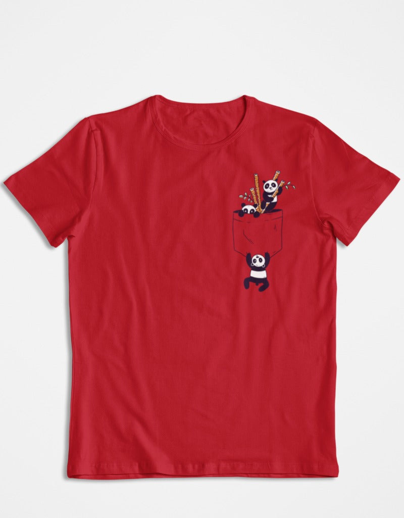 Pocket Pandas Animal/Pet Lover | Unisex T-shirt