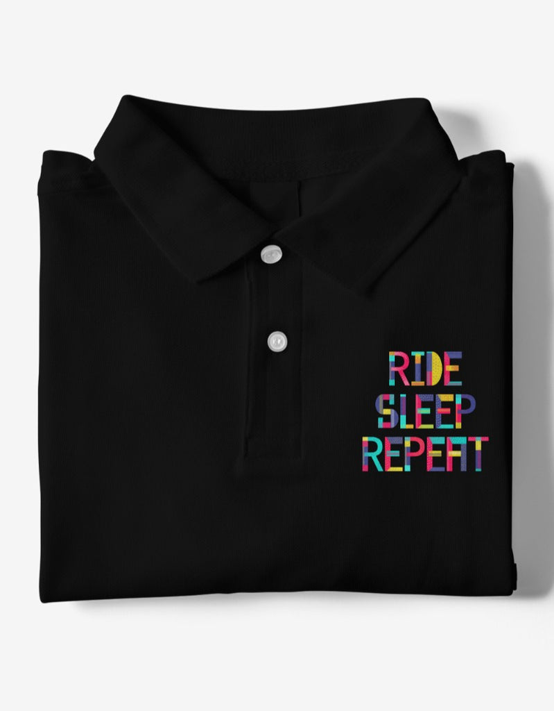 Ride Sleep Repeat Travel | Polo T-Shirts