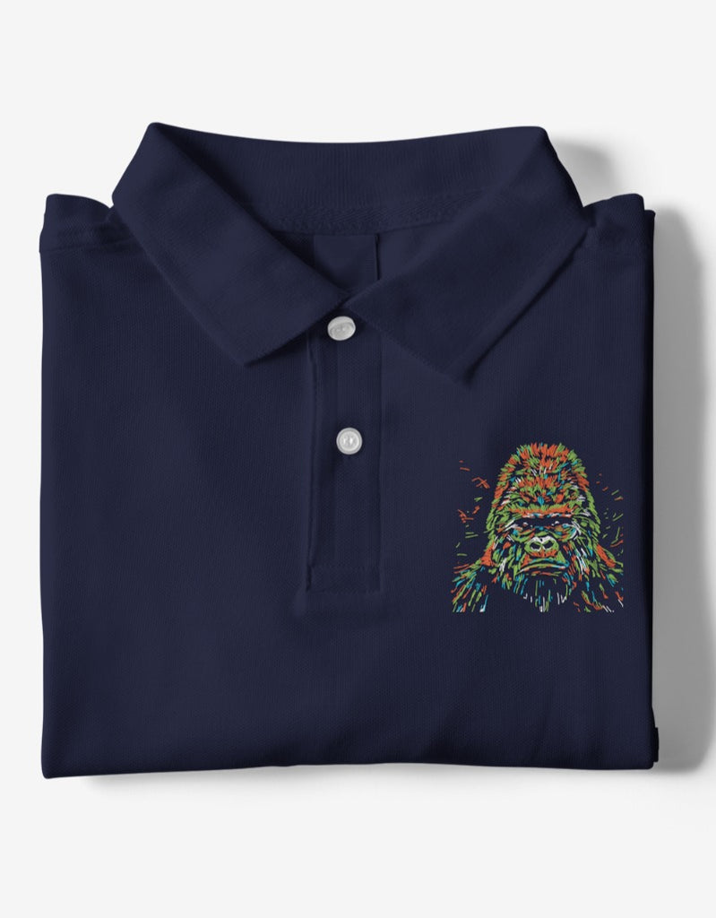 Colorful Gorilla | Polo T-Shirts