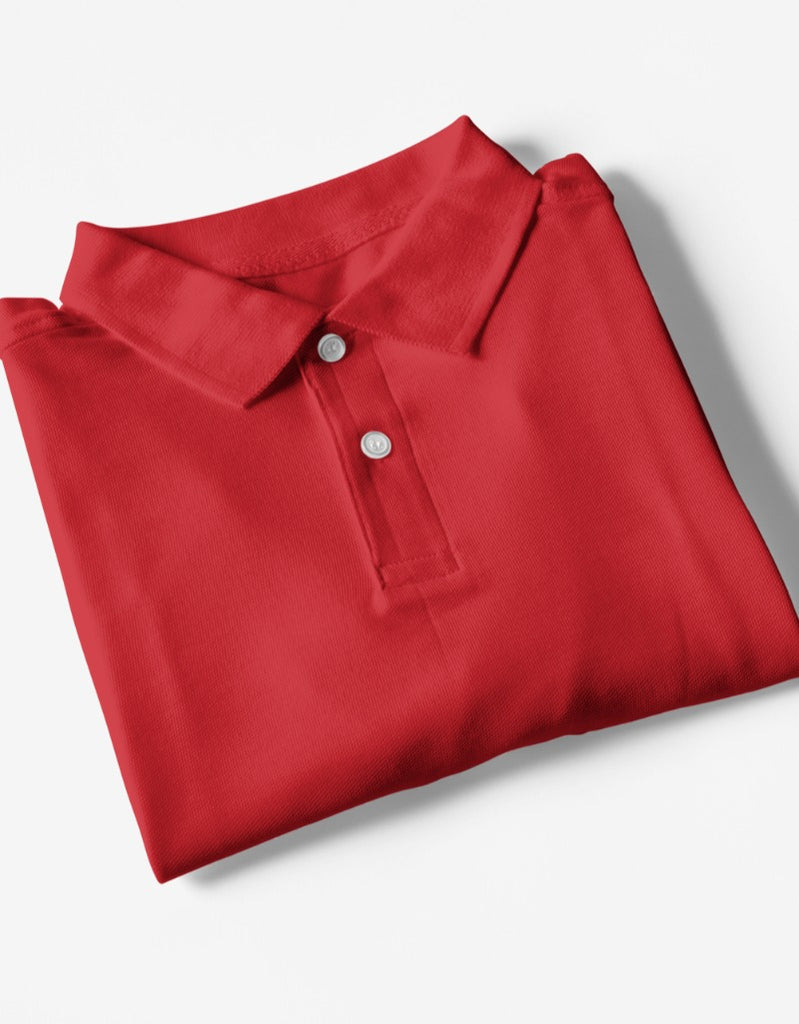 Solid Brick Red | Polo T-Shirts