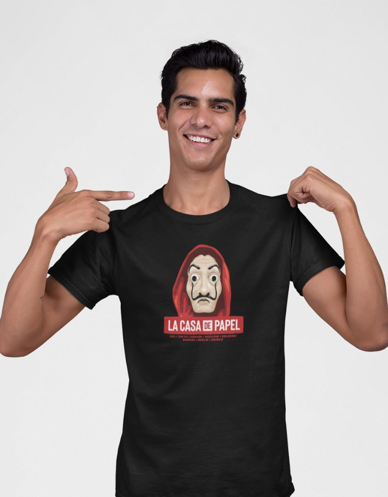 LaCasa De Papel Printed T-shirt