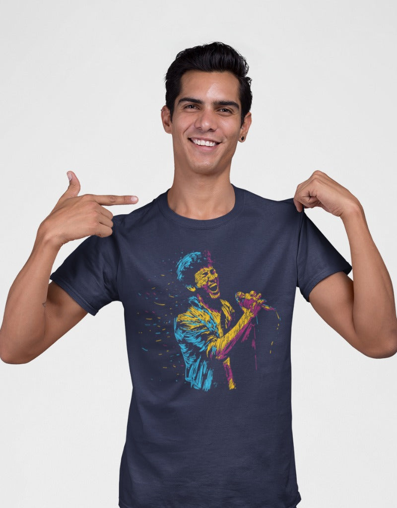 Singer Man Graphic Printed T-shirt