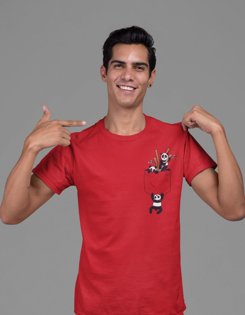 Pocket Pandas Animal/Pet Lover | Unisex T-shirt